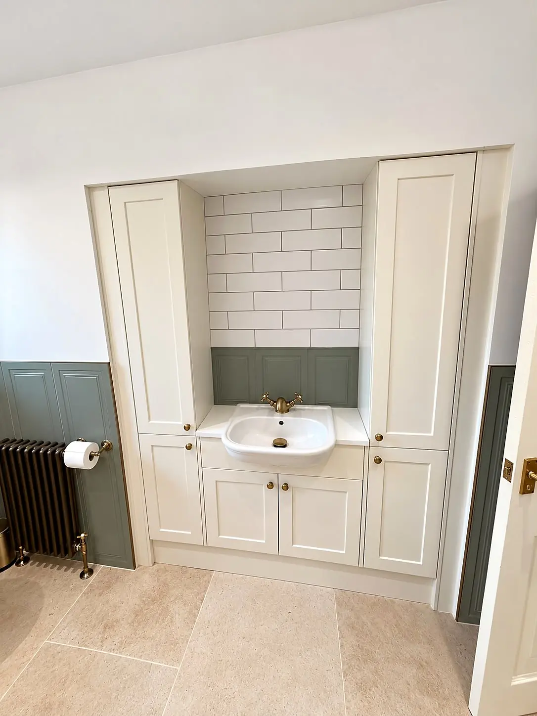 Completed bathroom installation in Chesterfield, Derbyshire by Harrison's Plumbing & Bathrooms